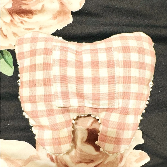 Tooth-shaped tooth fairy pillow with pocket for tooth. - Picture 2 of 6